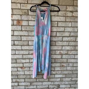 Midi Sundress Size L The Vanity Room Baby Blue Baby Pink Gender Reveal